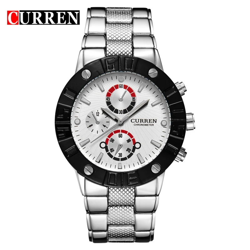 

curren 8006 luxury brand luxury imported quartz movement waterproof metal wrist watches men