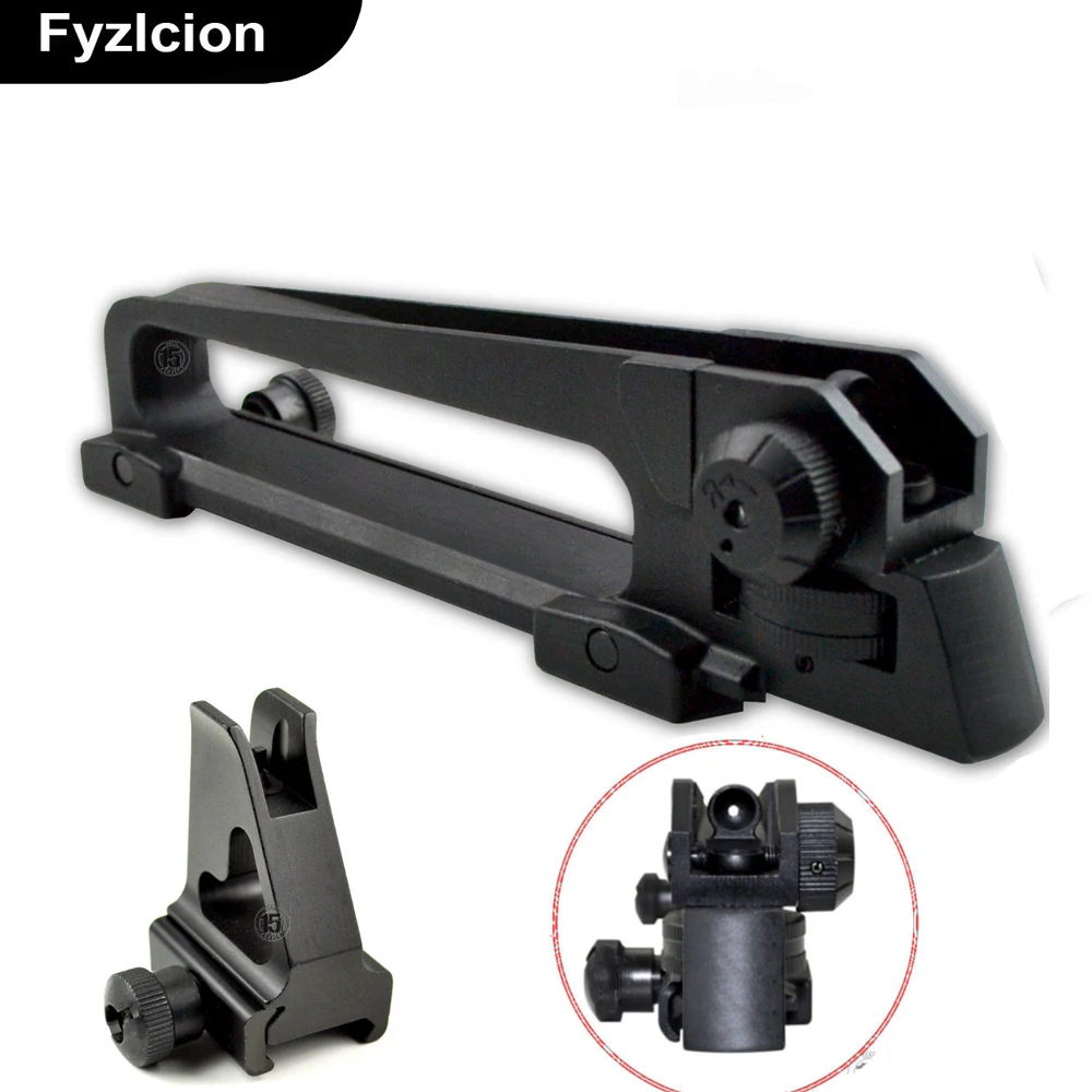 2 предмета тактический комбо съемная ручка для переноски M4 прицел+ низкопрофильный передний железный прицел