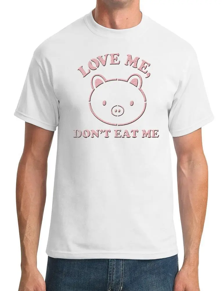 2018 новый бренд футболка Для мужчин Love Me, dont Eat Me-смешно-Для мужчин s T-ShirtShort рукавом Шея экипажа Мода