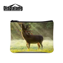 Dispalang женский милый кошелек для монет с животным принтом, маленький кошелек для девочек, кошелек для мелочей, детский узор, мешочек, мини ключи, сумка-клатч