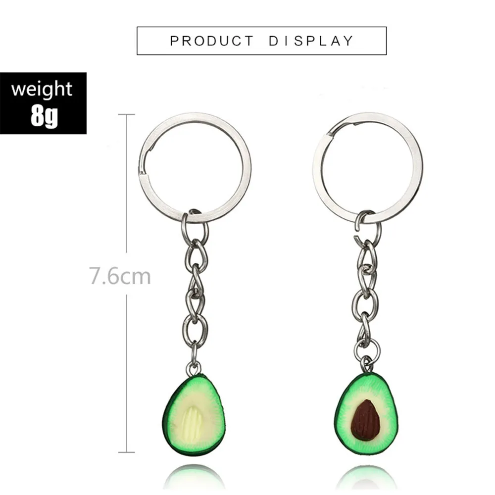 Avocado Keyrings Best Friend Keychains BFF Keychain