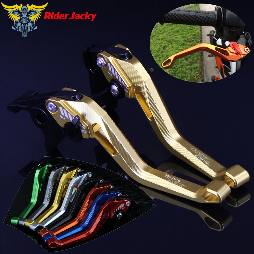 

3D design (Rhombus Hollow) Golden CNC Motorcycle Adjustable Brake Clutch Lever For Honda CBR 600RR CBR600RR 2007-2017 2015 2016