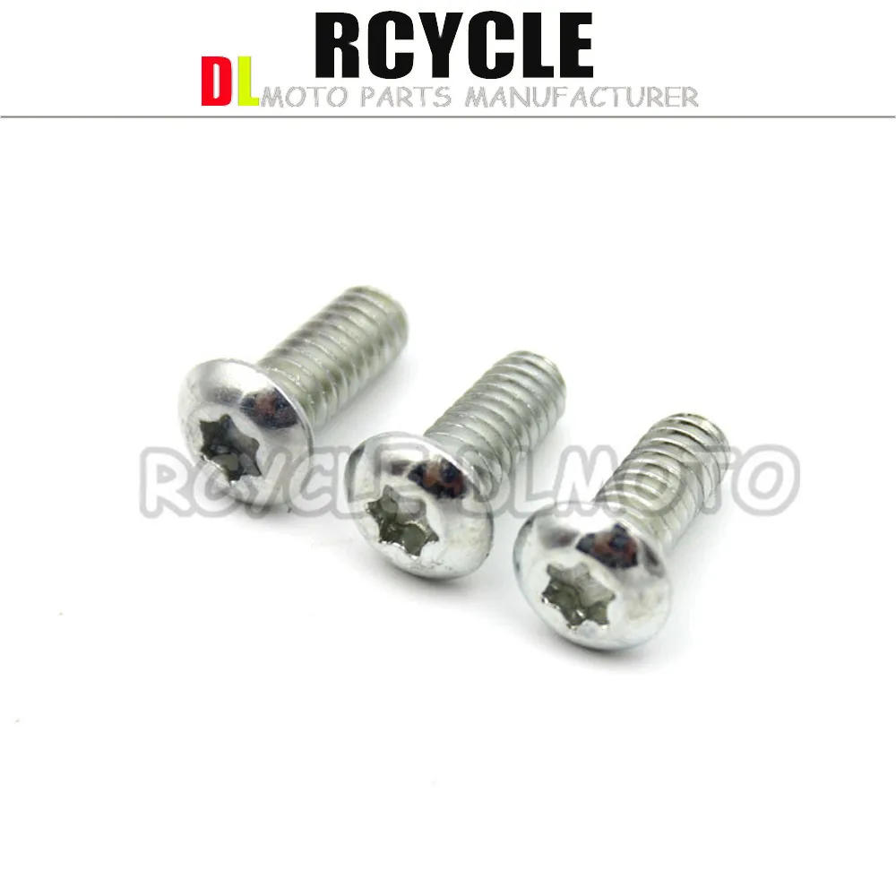 

3 new Chrome "button" bumper fascia - breeze Bolt Kit For 96-13 Harley Touring Electra Glide windshield - breaking free delivery