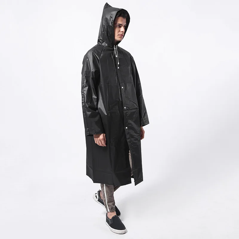 Взрослый походный Длинный плащ мужской модный водонепроницаемый дождевик для путешествий женский плащ на открытом воздухе YY048