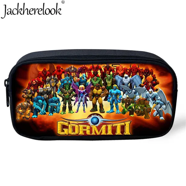HK3268K Jackherelook Gormiti аниме принты мультфильм школьные ранцы для мальчиков Детский Большой Рюкзак Дети основной школьный рюкзак Mochila Bagpack - Цвет: HK3268K