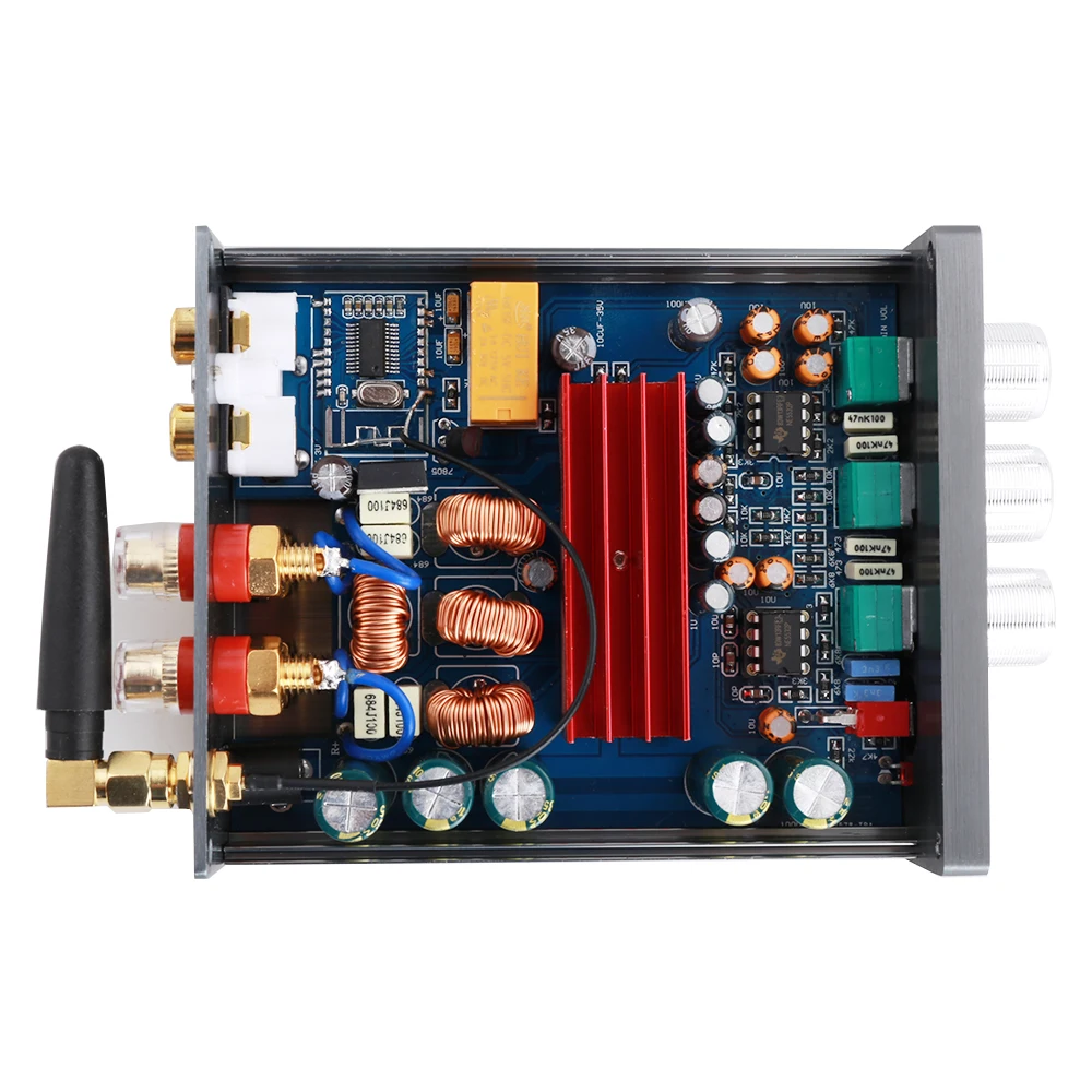 Hi Fi усилитель мощности HC100B для колледжа Bluetooth TPA3116D2 NE5532P аудио цифровой 100 Вт *