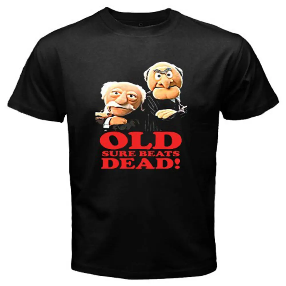 New Grumpy Old Men Retro 1980s Muppets Men's Black T Shirt Size S to