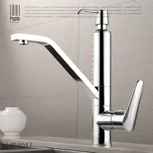 HPB латунный кухонный смеситель с дозатором для мыла, кран для раковины на бортике, кран для горячей и холодной воды, Torneira de Cozinha HP4017