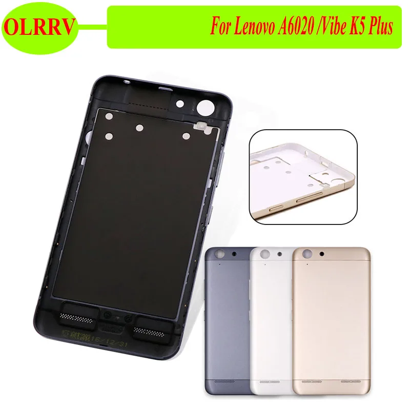 OLRRV для Lenovo A6020 Vibe K5 Plus Задняя крышка батареи Корпус чехол + Кнопки громкости