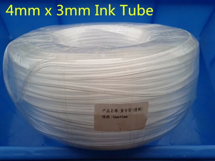 

10 meters Mutoh ECO Solvent Ink Tube 3mm x 4mm , work for Mutoh VJ-1604, Mutoh VJ-1604W, Mutoh RJ-900