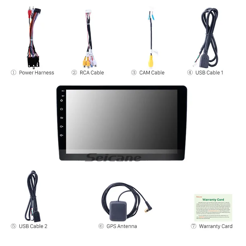  Seicane Android 81 9 pulgadas coche GPS navegación Radio para 2006-2010 Hyundai Azera autoestéreo s