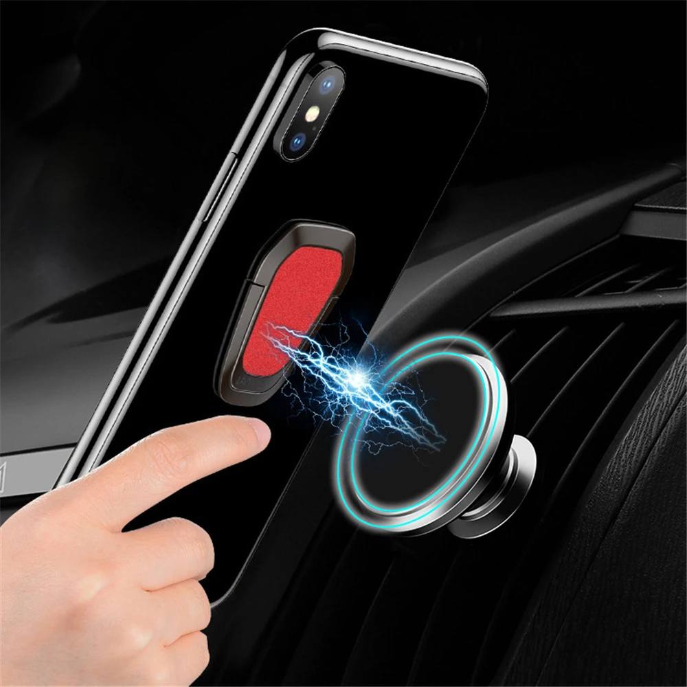 Универсальный магнитный держатель-кольцо для пальца 360 Вращающийся Кронштейн Подставка для сотового телефона Автомобильный кронштейн опорная розетка