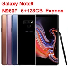 Samsung Galaxy Note9 Note 9 N960F 128 г Встроенная память 6 оперативная разблокирована LTE мобильный телефон Octa Core 6," двойной 12MP Exynos NFC 4000 мАч