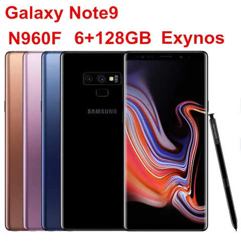 Samsung Galaxy Note9 Note N960F 128G ROM RAM Original Unlocked LTE Mobile Phone Octa Core 6 4  Dual 12MP Exynos NFC 4000mAh