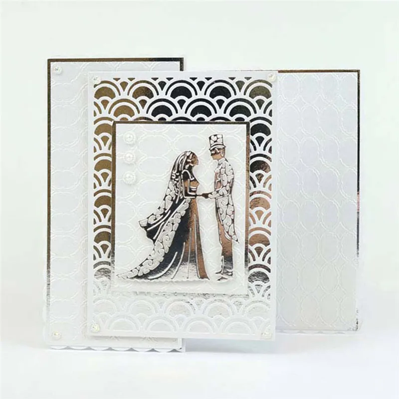 DiyArts Scale Background Dies Frame Metal Dies Cutting Die
