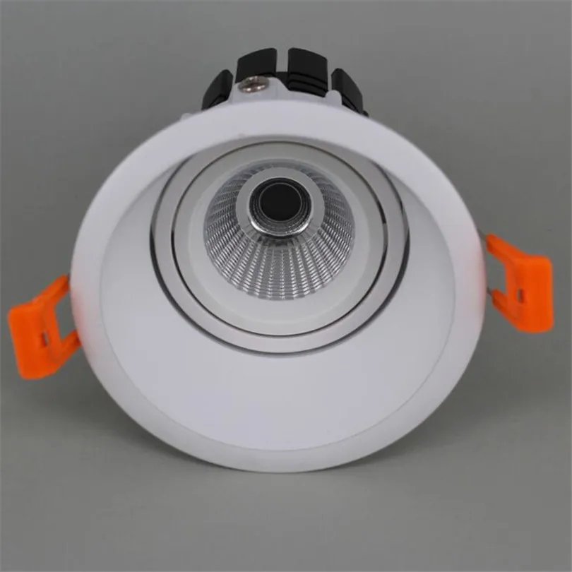

12X High Power 12W 15W LED Down Light 360 Degree Rotatable Dimmable COB Downlights Adjustable for Cloth Shoes Shop Stores