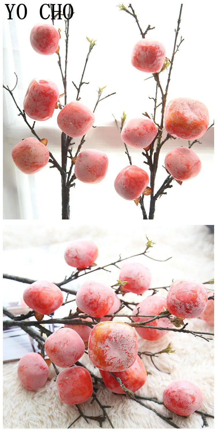 Persimmon fruit simulation flower11