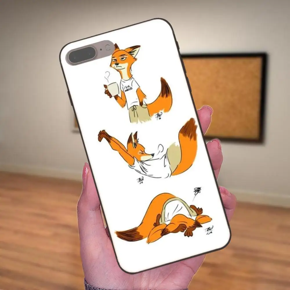 Мягкий чехол для телефона Xiaomi Mi Mix Max Note 2 2S 3 5X 6 6X 8 9 SE A1 A2 Lite Play Pro F1 Nick Wilde And Judy Hopps