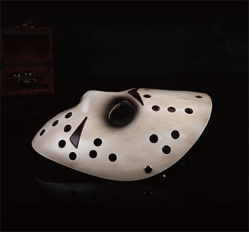 Grade Resin Jason Full Face Mask Freddy Vs Jason Movie Theme Halloween Party Cosplay Horror Halloween Masks Party Props FA103 (11)