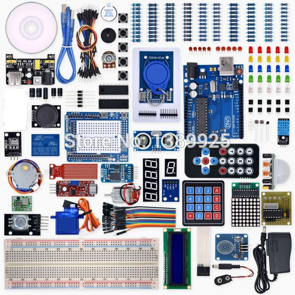 

Weikedz UNO R3 Project Complete Starter Kit with Lesson CD ,UNO R3, Jumper Wire, for Ar-du-ino