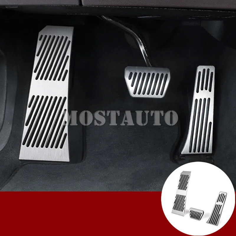 For BMW 5 Series F10 F11 AT Brake Accelerator Pedal Footrest Pad Cover 2011-2016