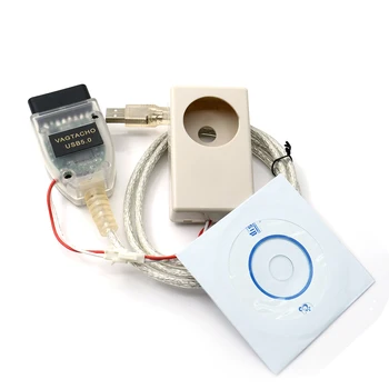

Newest VAG TACHO USB 5.0 USB Version OBD2 Car Diagnostic Tool FTDI FT245RL Vag Tacho 5.0 Latest Version MCU 24C32 24C64