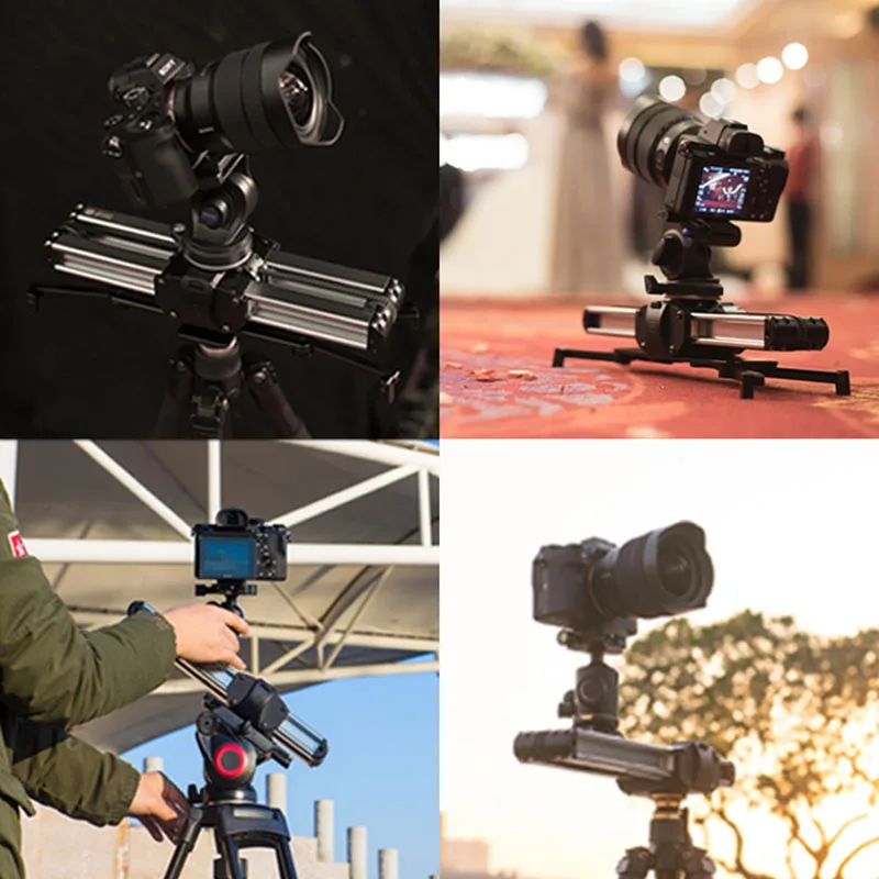 New Zeapon Micro 2 Camera Slider Track Dolly Slider Rail Professional Portable Mini Video Slider For Canon Nikon Sony DSLR BMCC