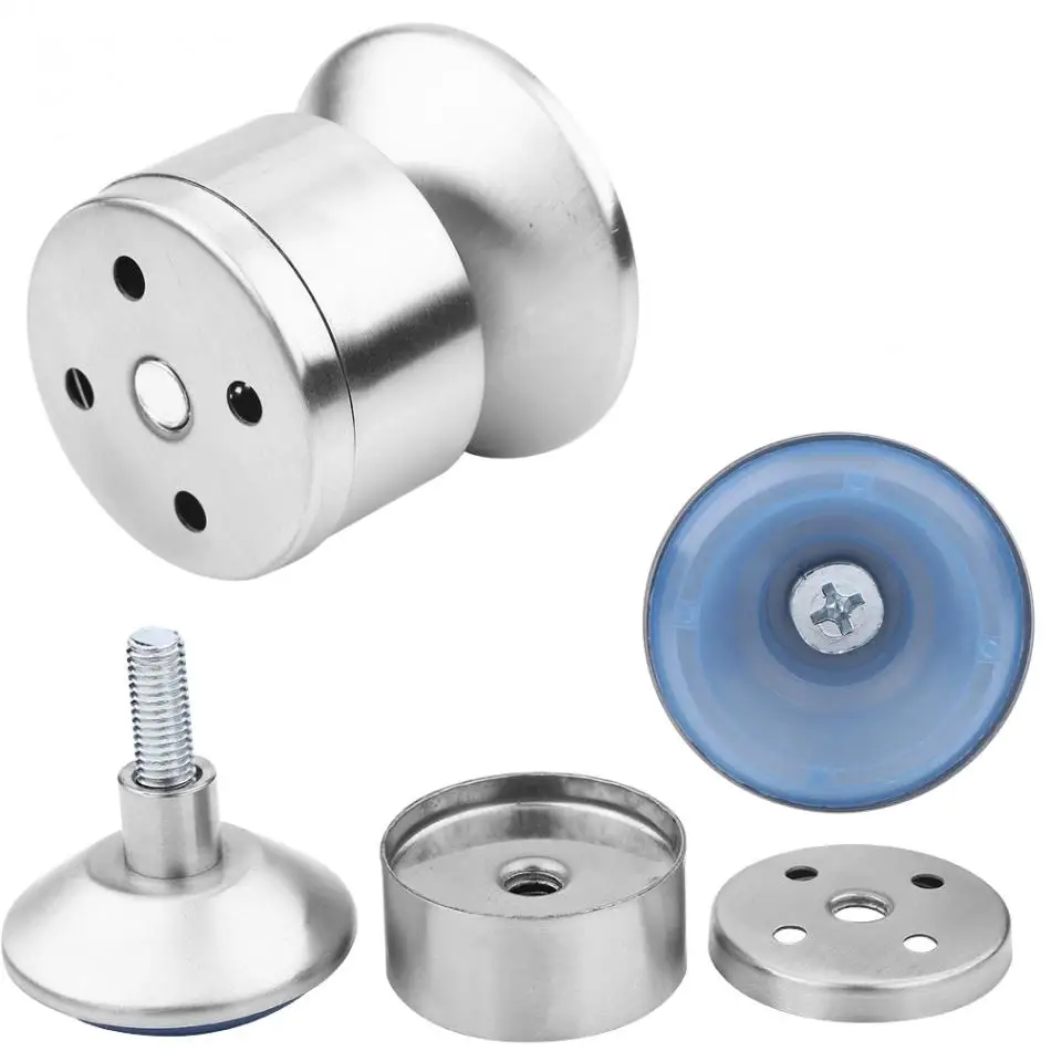 4 шт./компл. регулируемая высота ножки для мебели Нержавеющого стали диван