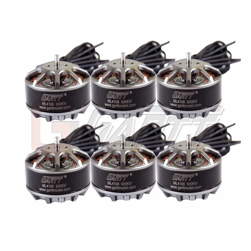 6 шт. бесщеточный двигатель GARTT ML 4108 500KV для мультикоптера вертолета