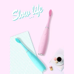 Electric Toothbrush DC Rechargeable Sonic Wave Tooth Brush Replaceable Toothbrush Head Whitening Healthy For Home Travel Electric Toothbrush DC Rechargeable Sonic Wave Tooth Brush Replaceable Toothbrush Head Whitening Healthy For Home Travel