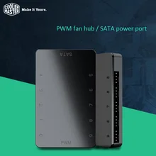 Кулер Master SATA от 1 до 10 PWM разветвитель для кулера кабель для охлаждения 4pin вентилятор линия магнит Адсорбция