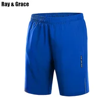 RAY GRACE мужские шорты для бега дышащие быстросохнущие шорты для бега летние шорты для фитнеса тренажерный зал с эластичной резинкой на талии спортивные штаны для мужчин