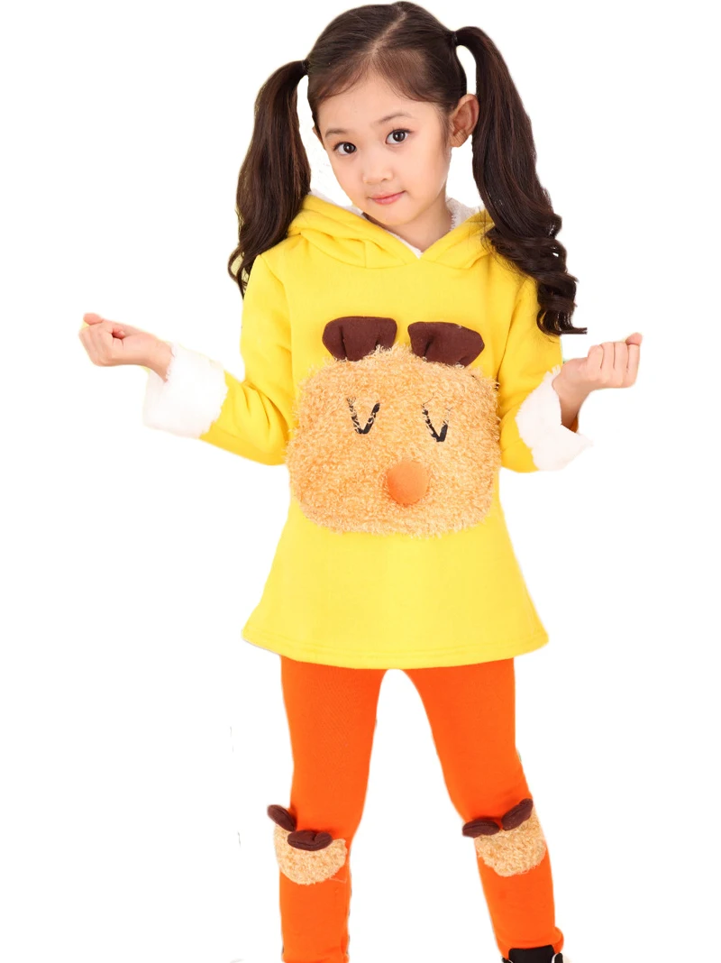 Children Clothing 2015 Autumn Winter Big Bear Face Sweater