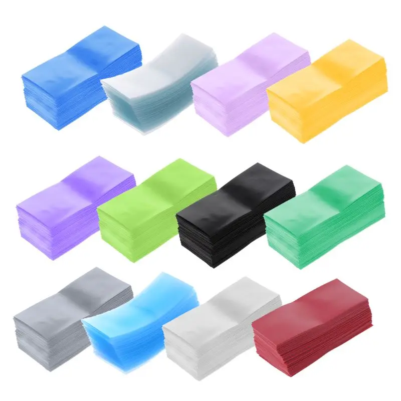 

100Pcs/Bag 18650 Lithium Battery Encapsulation Tube PVC Heat Shrink Tubing Wrap Battery Cover Skin Insulation Film