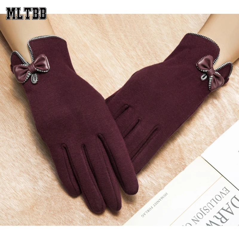 

MLTBB 2019 Fashion Winter Gloves For Women Female Warm Knit Gloves Girls Mitten Work Gloves Cycling Mitten Outdoor Ski Mittens