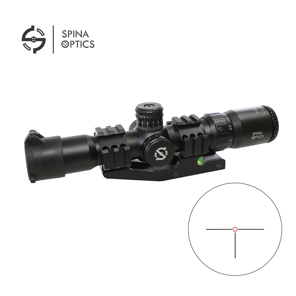 

Spina Optical Sight 1-4x28 Tactical Rifle Scope With Dual Rail Mount for Hunting