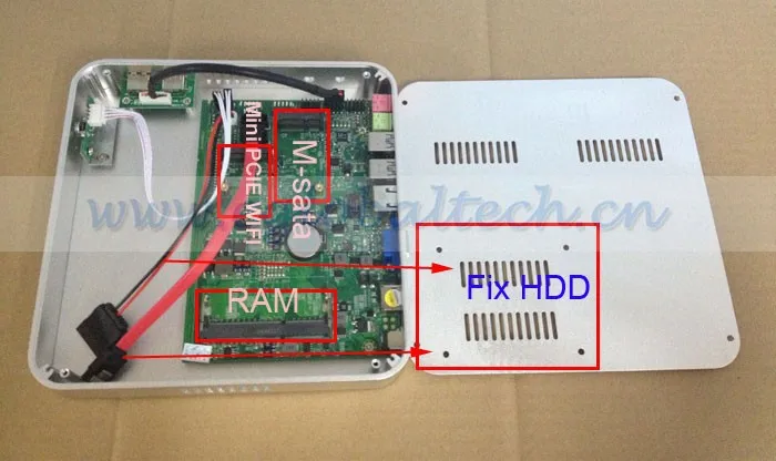 fanless htpc 1037u inside