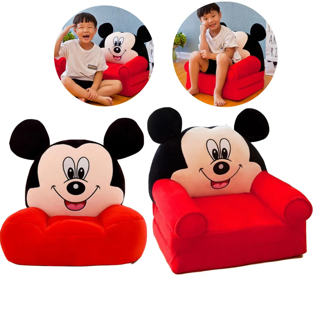 

Infantile Baby Sofa Baby Support Seat Kids Cartoon Cute Children Chair Neat Puff Skin Animal Lazy Backrest Plush seats Cushion