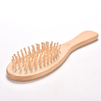 

1 Pc New Massage Bamboo Hair Vent Brush Wooden Comb Brushes Hair Care and Beauty SPA Massager Combs Wholesale