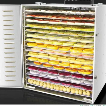 

16 Layer Large Capacity Fruit Dryer Food Sausage Seafood Air Dryer Fruit Drying Machine Stainless Steel Smart Meat Dehydrator