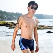 Полиэстер плюс размер одежда для плавания мужские спортивные пляжные плавки багажник из нейлона Мужской купальный костюм плавки боксеры короткие трусы шорты Sunga подарок шапочка для плавания