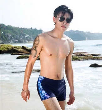 

Polyester Plus Size Swimwear Men Sport Beach Swimming Trunks Nylon Male Swimsuit Swim Boxer Briefs Shorts Sunga Gift Swim Cap