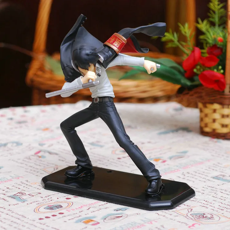 

Free shipping Hitman Reborn Hibari Kyoya PVC Action Figure Toy 17CM RBFG002