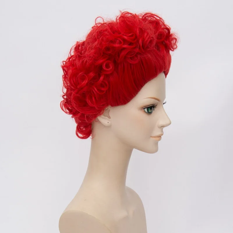 perruque reine rouge