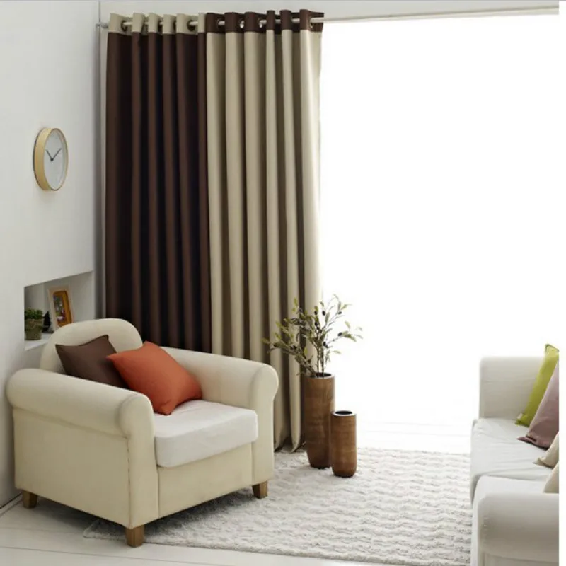 

Curtains for Bedroom Living Room Windows Dining Simple and Clean Environmental Blackout European Tulle Solid Color