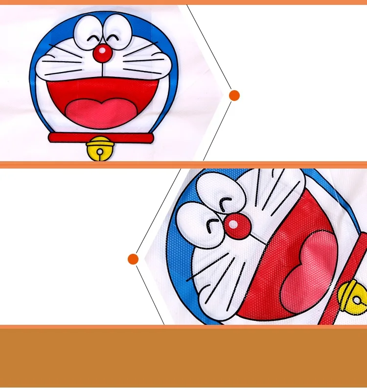 50 шт. качественные пакеты для напитков Doraemon для упаковки в виде жилета, пластиковый пакет для выноса, игрушки, Ланч-бокс, посылка, сумки