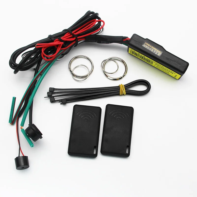 Online Cerradura del motor del coche inmovilizador inalámbrico RFID 2.4GH EL 1, anti robo apagado circuito inteligente apagado, alarma auto inmoviliza
