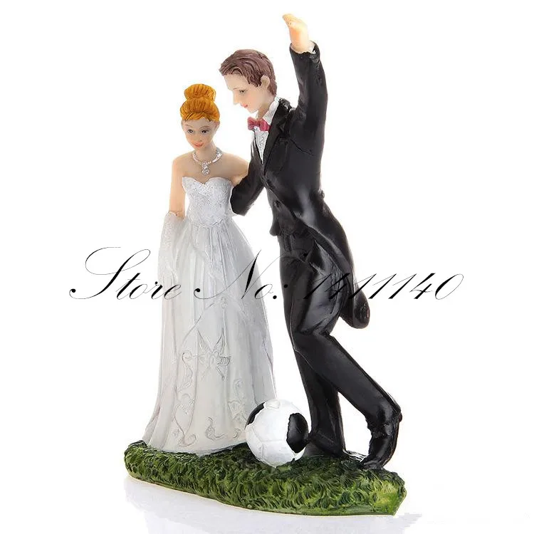 "играть в баскетбол" Жених и невеста свадебный торт Топпер парные фигурки для свадебного торта украшения