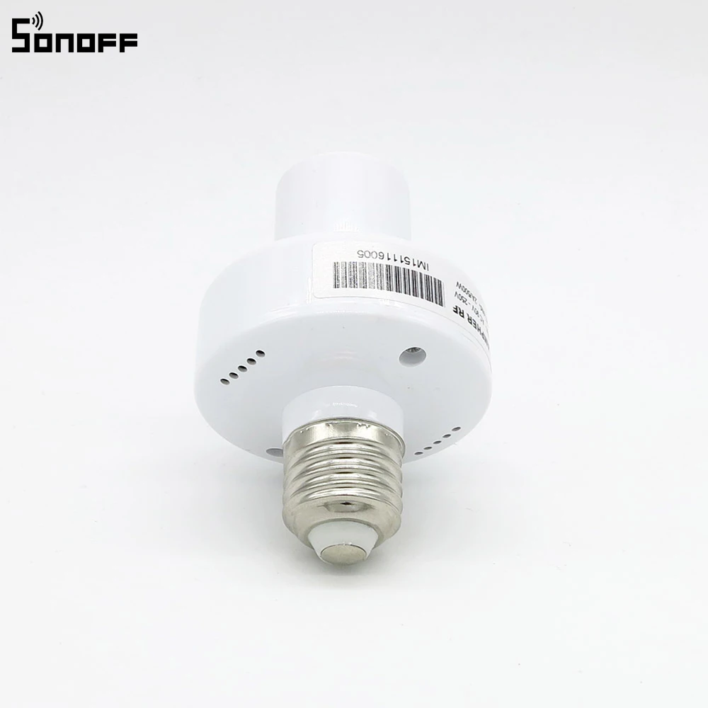 Sonoff Slampher RF 433 МГц Wifi умный светильник, держатель E27, Универсальный WiFi светильник, лампочка, держатель, поддерживает радиочастотный приемник для умного дома