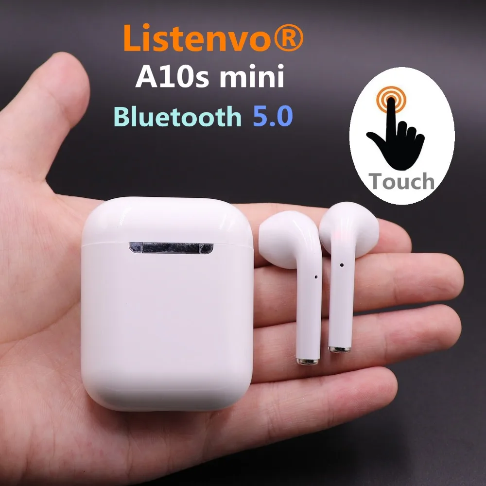 

Listenvo New i9s miniX Bluetooth Headset Earbuds Air Pods Wireless Earphone Earbuds for Iphone Apple 6/7/8/PLUS x
